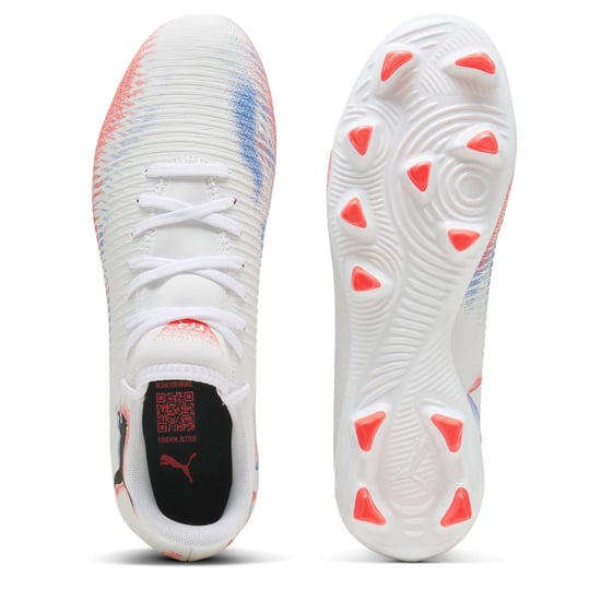 Accessories Puma Future 8 Play Firm Ground Football Boots in White-Bl - Image 3
