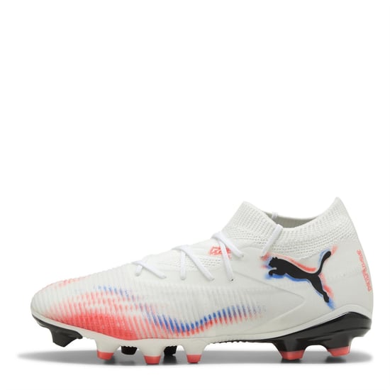 Accessories Puma 8 MATCH Artificial Ground Football Boots in White/Black/Red - Image 2