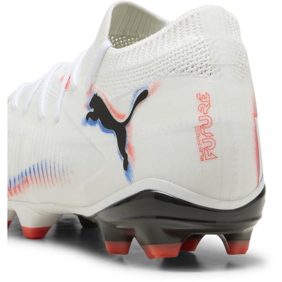Accessories Puma 8 MATCH Artificial Ground Football Boots in White/Black/Red - Image 5