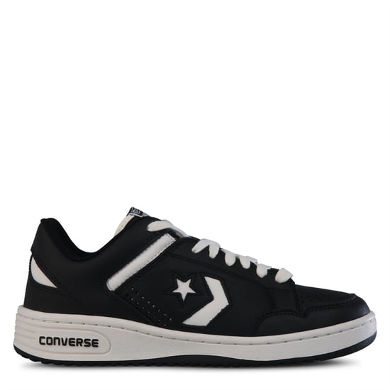 Men's Converse Adults Weapon Low Top Trainers in 001-Black/Bla - Image 1