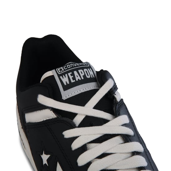 Men's Converse Adults Weapon Low Top Trainers in 001-Black/Bla - Image 4
