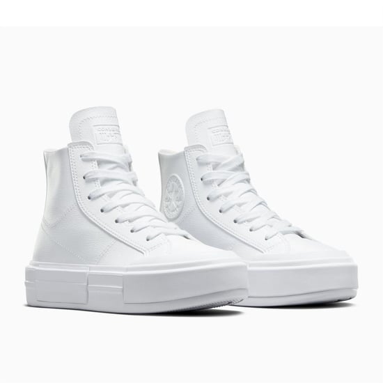 Men's Converse Adults Chuck Taylor All Star Cru High Top Trainers in 102-White/Whi - Image 4