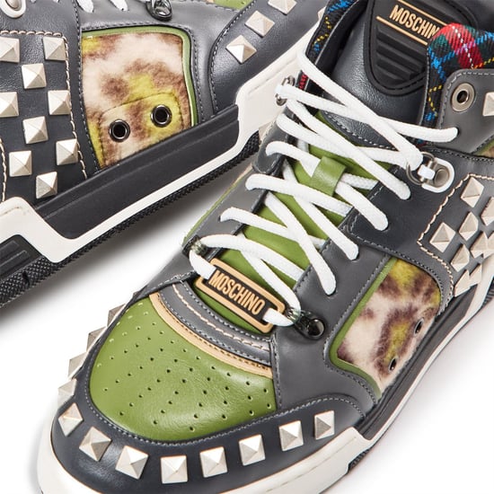 Men's Moschino Court Trainers in Multicoloured - Image 3