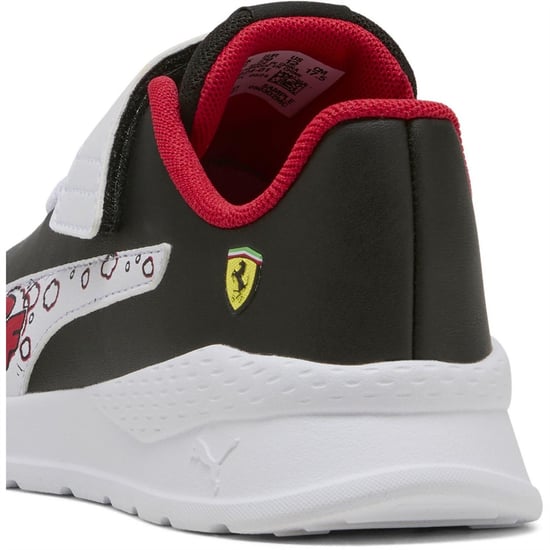 Boys Puma Kids Ferrari Anzarun Low Top Trainers in Puma Black - Image 5