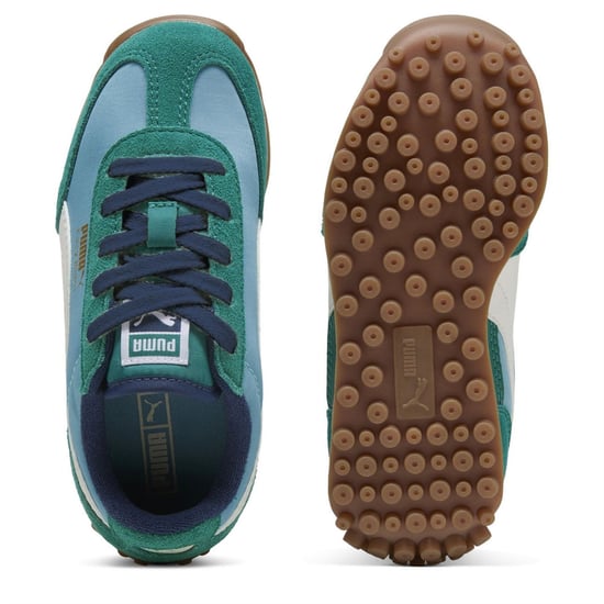 Boys Puma Kids Easy Rider Classic Low Top Trainers in Aqua-Vapor Gray - Image 3