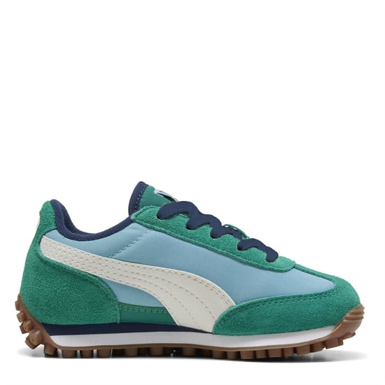 Boys Puma Kids Easy Rider Classic Low Top Trainers in Aqua-Vapor Gray - Image 4