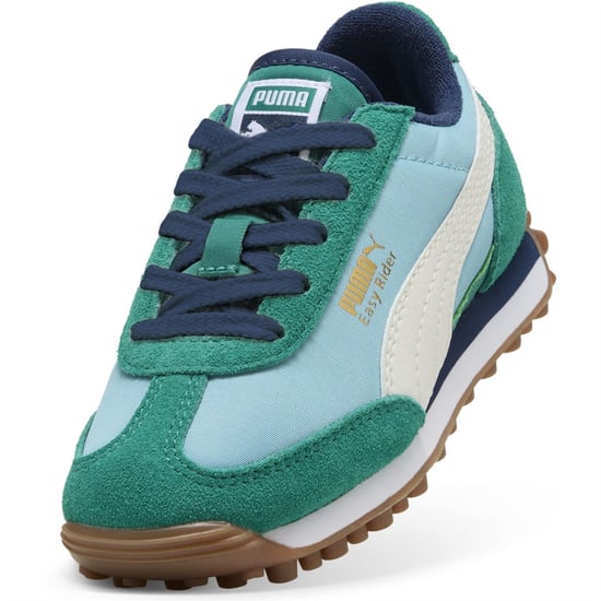 Boys Puma Kids Easy Rider Classic Low Top Trainers in Aqua-Vapor Gray - Image 6