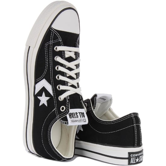 Boys Converse Pro Blaze Strap Leather High Top Trainers in 001-Black/Blu - Image 4