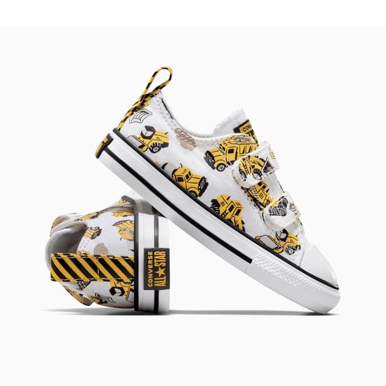 Boys Converse Kids Chuck Taylor All Star Con Canvas Trainers in 102-White/Bla - Image 5