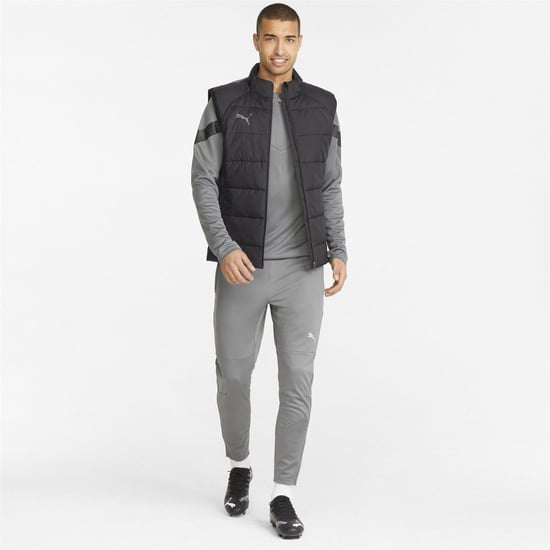 Men's Puma Teamliga Vest Jacket Gilet in Black - Image 6