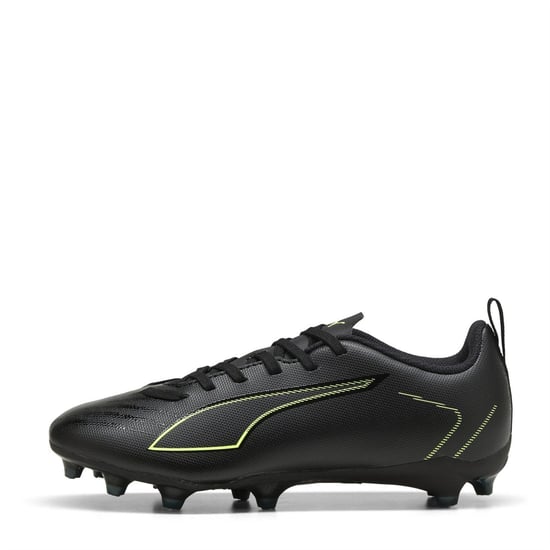 Boys Puma Kids Ultra 6 Play FG AG Football Boots in Blk-FL-GrnTrrn - Image 2