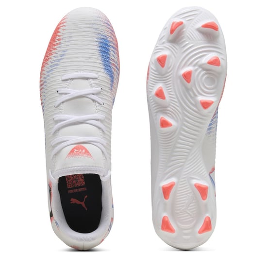 Men's Puma 8 Play FG AG Football Boots in Puma White - Image 3