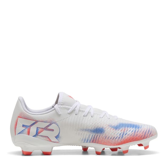 Men's Puma 8 Play FG AG Football Boots in Puma White - Image 4