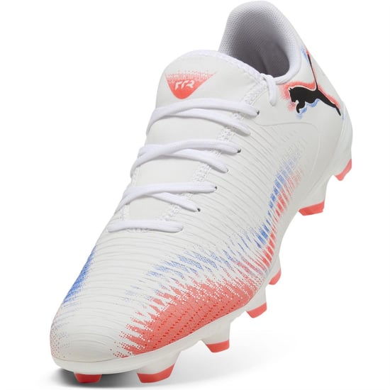 Men's Puma 8 Play FG AG Football Boots in Puma White - Image 6
