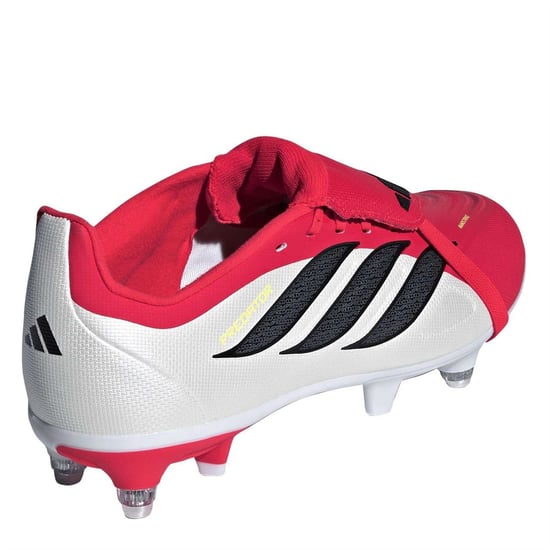 Boys adidas Predator League Soft Ground Football Boot in Lucid Red/Core - Image 4