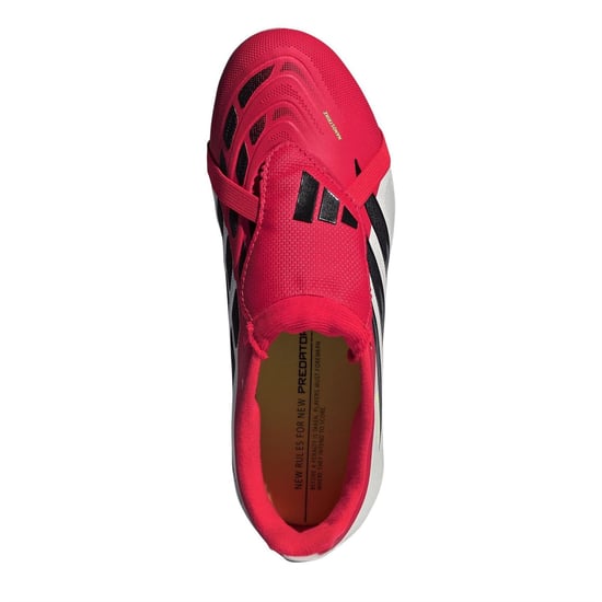 Boys adidas Predator League Soft Ground Football Boot in Lucid Red/Core - Image 5