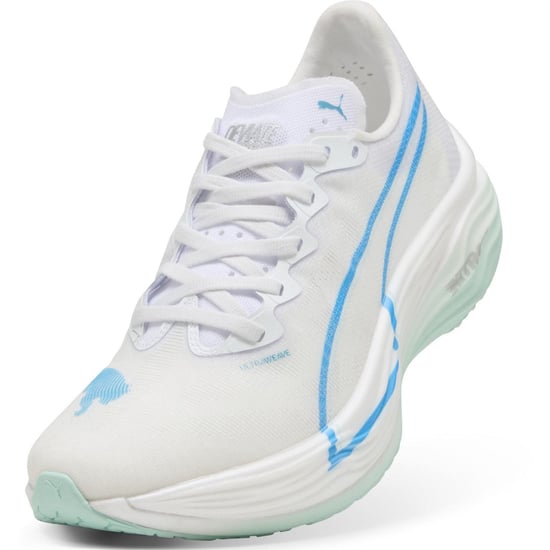 Women's Puma Deviate Nitro Elite 3 Everyday Neutral Road Running Shoes in White-Speedb - Image 6