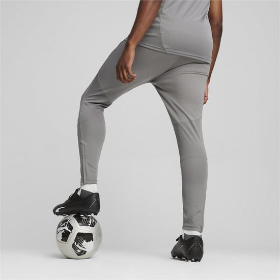Men's Puma Teamfinal Performance Tracksuit Bottoms in Cast Iron/Silv - Image 4