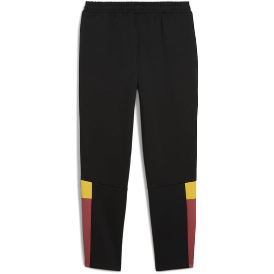 Men's Puma Dhb Archive Track Closed Hem Jersey Jogging Bottoms in Black/White - Image 2