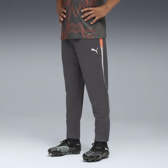 Boys Puma Kids Individualliga Training Performance Tracksuit Bottoms in SGry-Wht-GlwRd - Image 3
