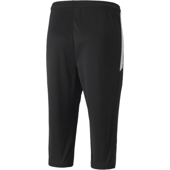 Men's Puma Teamliga Training three quarterPants Tracksuit Bottom Mens in Black/White - Image 2