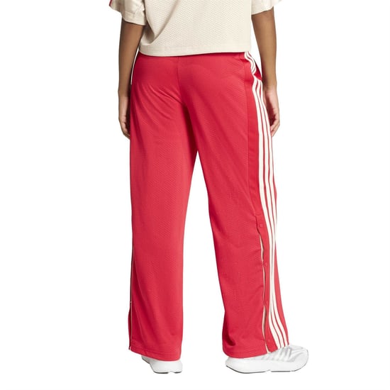Women's adidas Open Hem Woven Tracksuit Joggers in Ruby/Wht/Crystl - Image 3