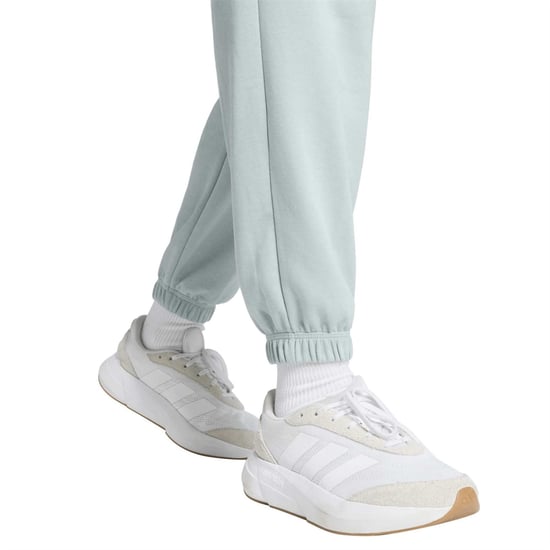 Women's adidas Fleece Joggers in Wonder Sage/Whi - Image 4