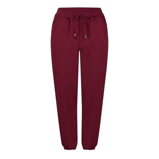 Women's Converse Closed Hem Fleece Jogging Bottoms in 625-Deep Bord - Image 1
