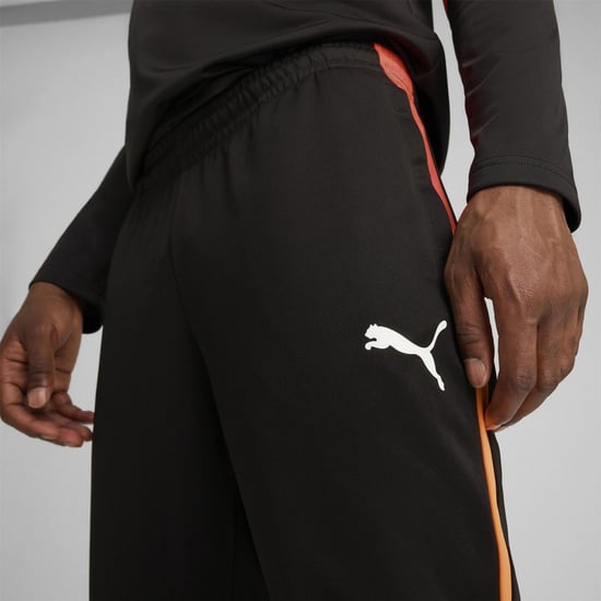 Men's Puma Individualliga Training Pants Tracksuit Bottom in Black/Heat Fi - Image 5
