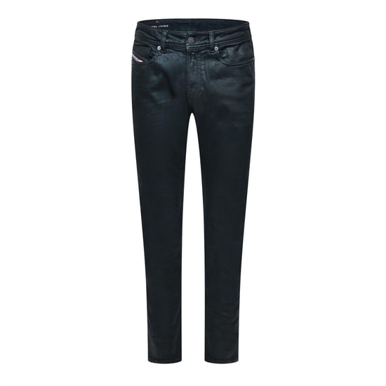 Men's Diesel 1979 Sleenker Skinny Jeans in Black/Grey De - Image 1