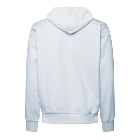 Men's Diesel Over The Head Hoodie in Bright White - Image 2