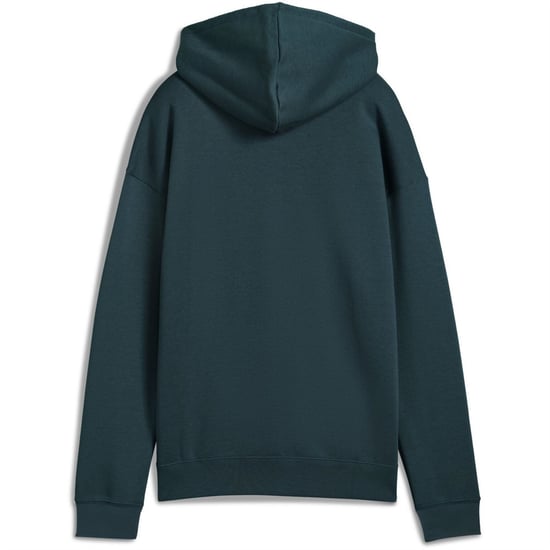 Women's Puma Class Relaxed Overhead Tech Fleece Hoodie in Green Terrain - Image 2