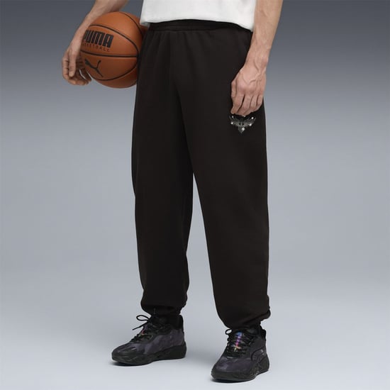 Men's Puma Melo Alwayz On 1 Performance Joggers in Black/Silver - Image 3