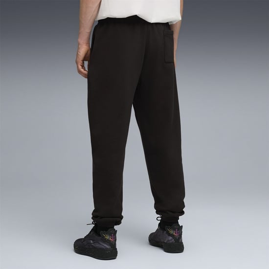 Men's Puma Melo Alwayz On 1 Performance Joggers in Black/Silver - Image 4