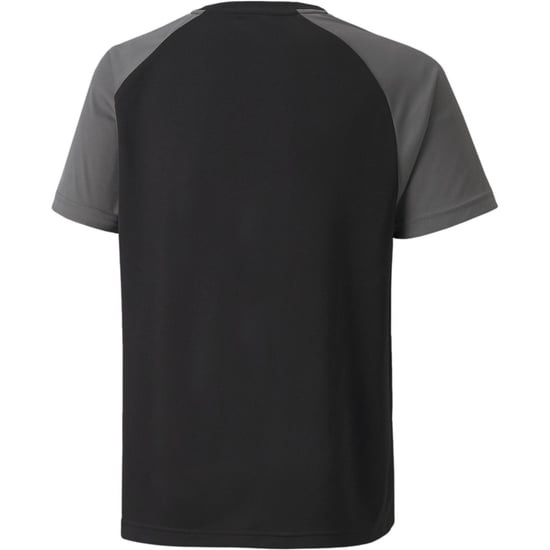 Boys Puma Teampacer Jersey Jr T-Shirt Unisex Kids in Blk-SmkdPrl-Wht - Image 2