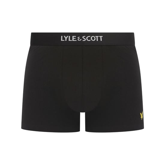 Men's Lyle And Scott Devon Boxers in Wht/Gry/Blk - Image 2