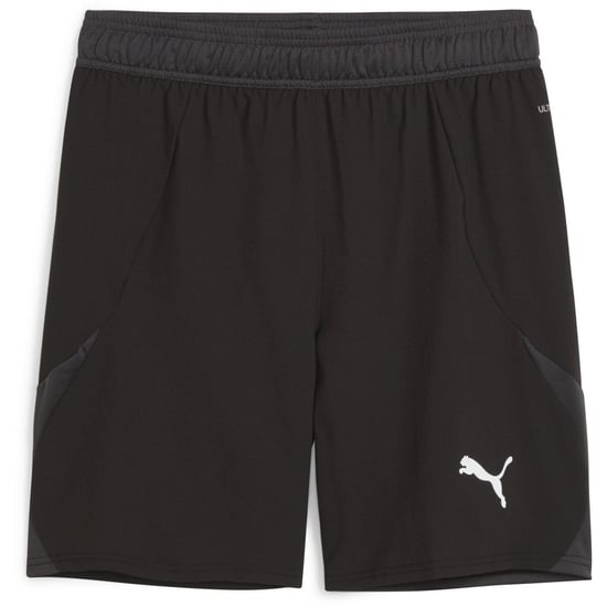 Men's Puma Teamfinal Shorts Football Shorts in Black/Wh - Image 1