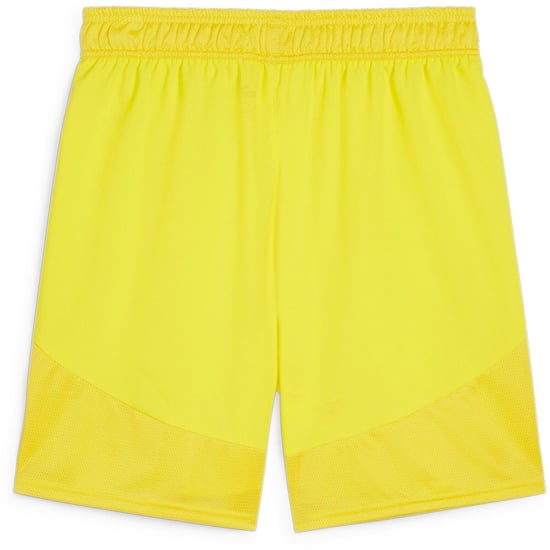 Men's Puma Teamfinal Shorts Football Shorts in Yellow/Black - Image 2