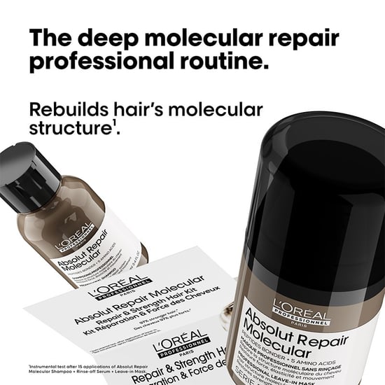 L'oréal Professionnel Absolut Repair Molecular Mini Gift Set Shampoo & Leavein Hair Mask 100ml, 50ml - Image 6
