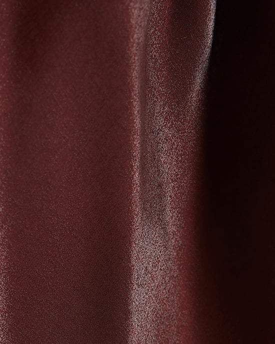 River Island Womens Maxi Dress Petite Brown Satin Halter Neck - Image 5