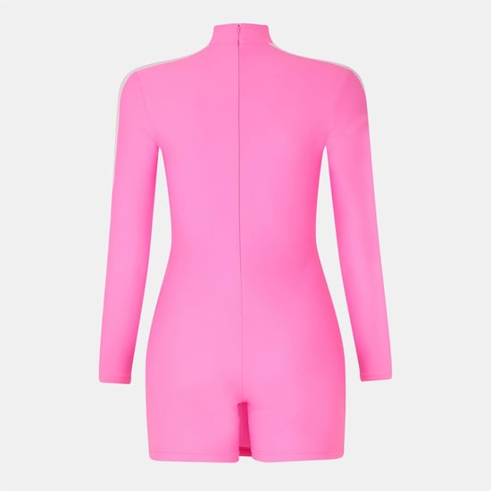 Women's Balenciaga Structured A Line Dress in Neon Pink - Image 2