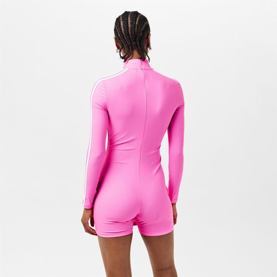 Women's Balenciaga Structured A Line Dress in Neon Pink - Image 4