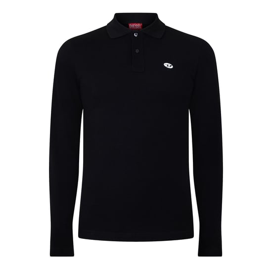 Men's Diesel T Smith Ls do in Black Black B - Image 1