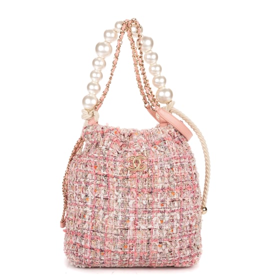 Ltd. Ed. Tweed Mini Pearl Bucket schoudertas - Image 1