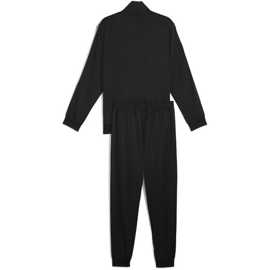 Men's Puma Poly Tape Suit Full Tracksuit in Black - Image 2