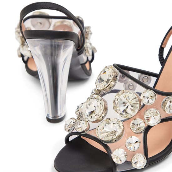 Women's Moschino Heeled Sandals in Transparent - Image 3