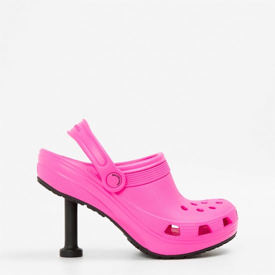 Women's Balenciaga Adjustable Ankle Strap Heeled Sandals in Electric Pink - Image 1