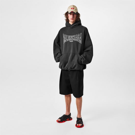 Men's Balenciaga Track Sandals in Black/Red - Image 6