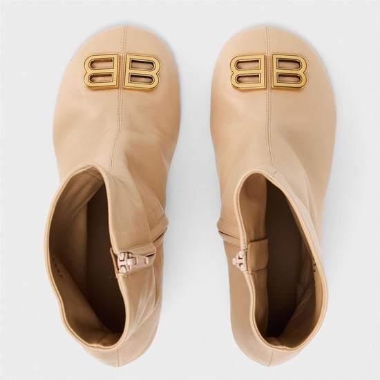 Women's Balenciaga Contemporary Heeled Ankle Boots in Seashell Be - Image 5