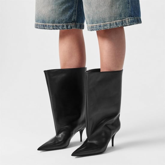 Women's Balenciaga Heeled Ankle Boots in Black - Image 3